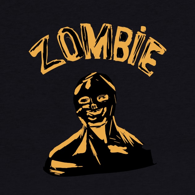 Zombie horror art vintage by cypryanus